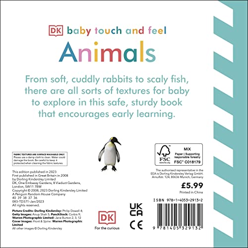 Baby Touch & Feel Animals (Baby Touch and Feel),Used