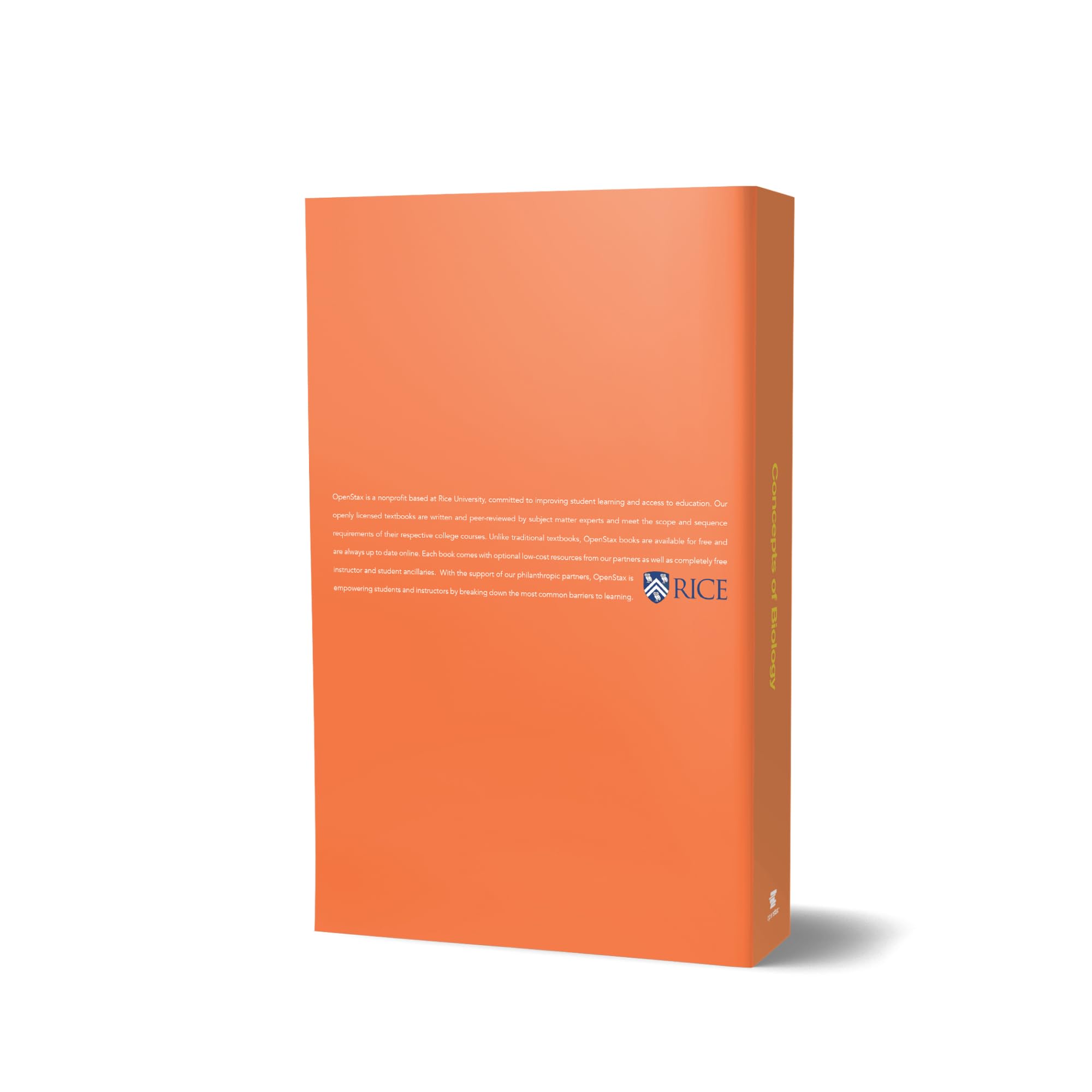 Concepts Of Biology: Official Openstax [Paperback, B&W]