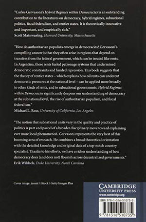 Hybrid Regimes within Democracies: Fiscal Federalism and Subnational Rentier States,Used