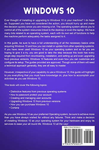 Windows 10: 2019 User Manual . Everything You Need to Know About Microsoft Windows 10,Used