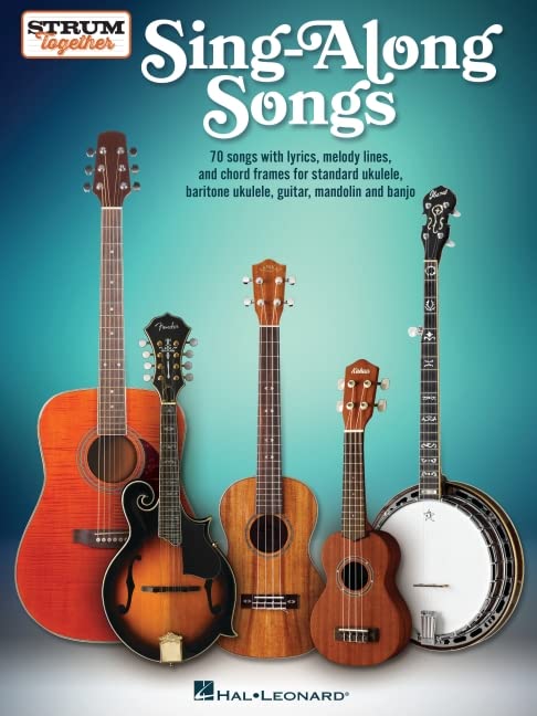 SingAlong Songs  Strum Together Songbook for Ukulele, Baritone Ukulele, Guitar, Banjo & Mandolin,Used