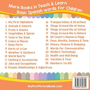 My First Spanish Weather & Outdoors Picture Book with English Translations: Bilingual Early Learning & Easy Teaching Spanish Boo,Used