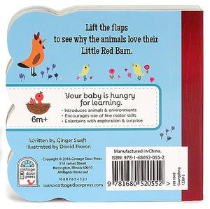 Little Red Barn  A First LiftaFlap Farm Board Book for Babies and Toddlers (Babies Love),Used