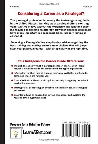 Becoming a Paralegal,Used