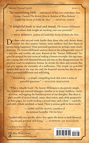 The Instant Millionaire: A Tale of Wisdom and Wealth,New