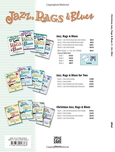 Christmas Jazz, Rags & Blues, Book 3,Used