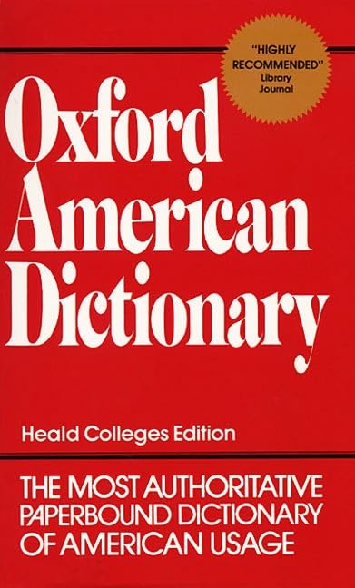 Oxford American Dictionary,Used