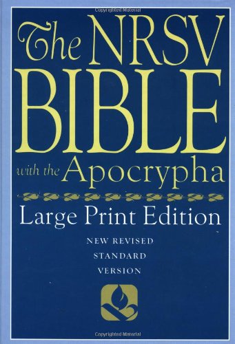 The New Revised Standard Version Bible, Large Print Edition,Used