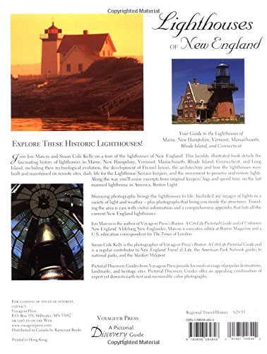 Lighthouses of New England (Pictorial Discovery Guide),Used