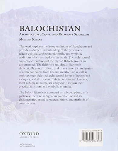 Balochistan: Architecture, Craft, and Religious Symbolism,Used
