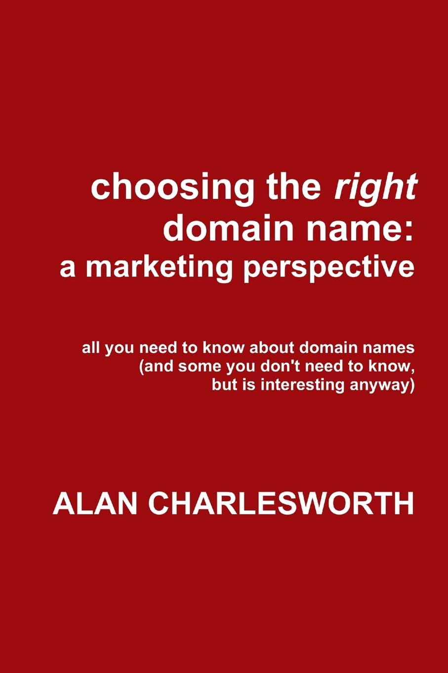 Choosing The Right Domain Name,Used