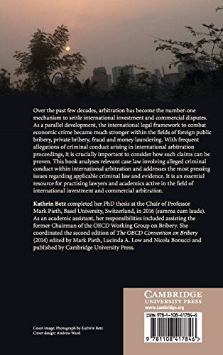 Proving Bribery, Fraud and Money Laundering in International Arbitration: On Applicable Criminal Law and Evidence,Used