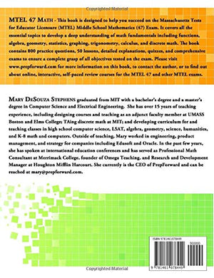 MTEL 47 Math: Middle School Math MTEL Preparation,Used