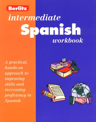 Berlitz Intermediate Spanish Workbook (Workbook Series , Level 2) (Spanish and English Edition),Used