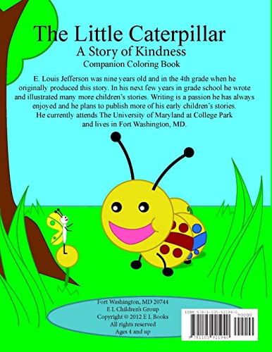 The Little CaterpillarA Story of KindnessCompanion Coloring Book,Used