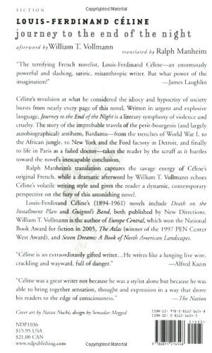 Journey To The End Of The Night-used