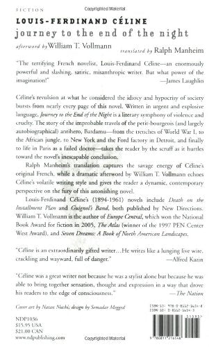 Journey To The End Of The Night-used