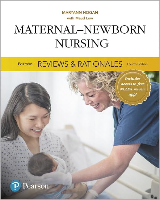 Pearson Reviews & Rationales: MaternalNewborn Nursing with Nursing Reviews & Rationales (Pearson Nursing Reviews & Rationales),Used