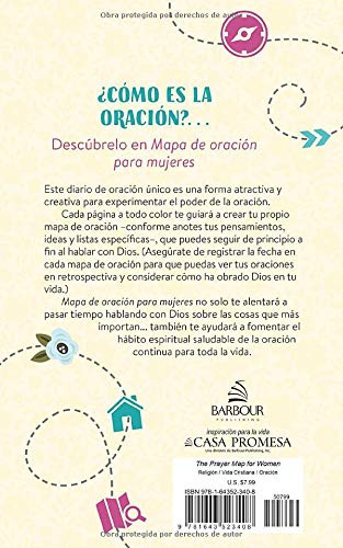 Mapa de Oracin Para Mujeres: Un Diario Creativo (Spanish Edition)