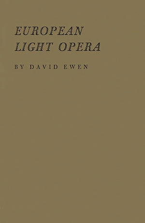 The Book Of European Light Opera,Used