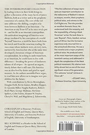 James Baldwin: America And Beyond,Used