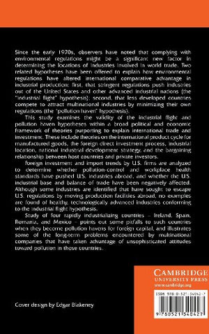 Pollution and the Struggle for the World Product: Multinational Corporations, Environment, and International Comparative Advanta,Used