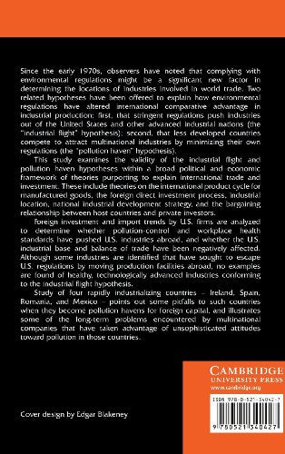 Pollution and the Struggle for the World Product: Multinational Corporations, Environment, and International Comparative Advanta,Used