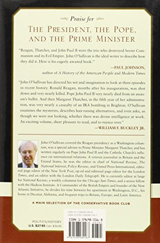 The President, the Pope, And the Prime Minister: Three Who Changed the World,Used