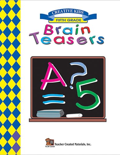Brain Teasers, Grade 5 Workbook,Used