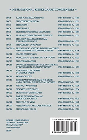 International Kierkegaard Commentary: Two Ages,Used
