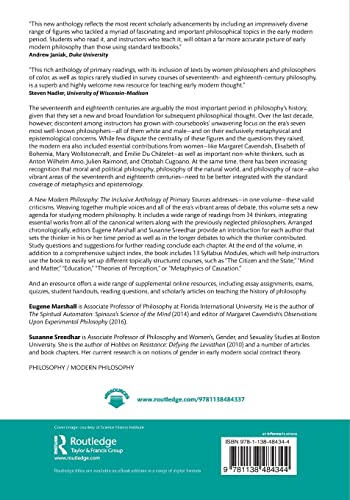 A New Modern Philosophy: The Inclusive Anthology Of Primary Sources