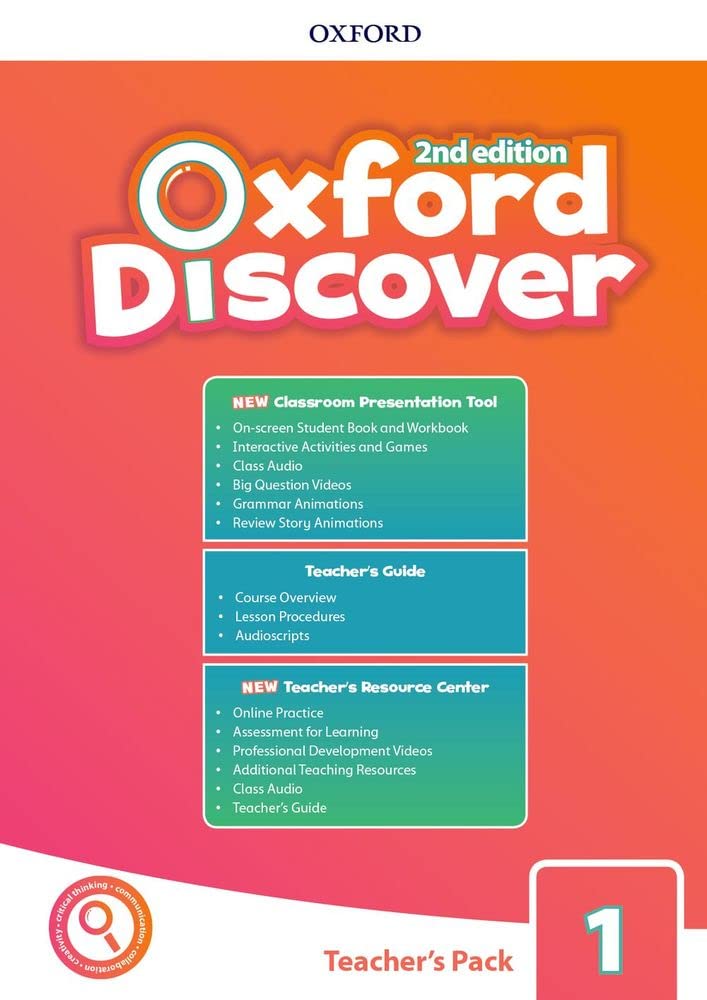 Oxford Discover 1. Teacher's Book with Classroom Practice Tool + Online Practice Test,Used