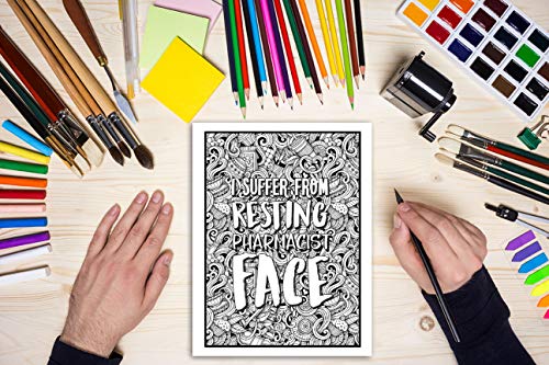 This Pharmacist Needs a Mother F*cking Beer: A Swear Word Coloring Book for Adults,Used