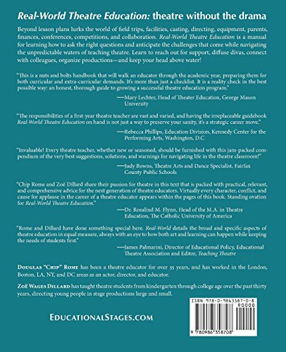 RealWorld Theatre Education: A Teacher's Guide to Growing a Theatre Education Program,Used