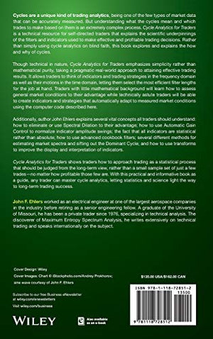 Cycle Analytics for Traders, + Downloadable Software: Advanced Technical Trading Concepts,Used