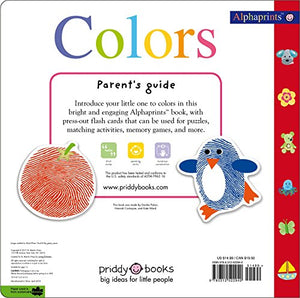 Alphaprints Colors Flash Card Book: A First Colors Book With 20 Pressout Flash Cards