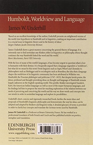 Humboldt, Worldview and Language,Used