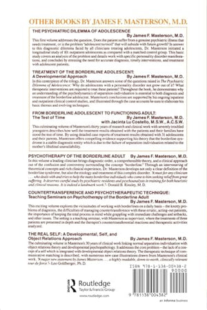 The Narcissistic and Borderline Disorders: An Integrated Developmental Approach,Used