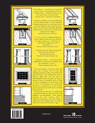 Traditional Construction Patterns: Design and Detail RulesofThumb,New
