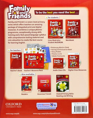 Family and Friends 2: Class Book and MultiROM Pack,Used