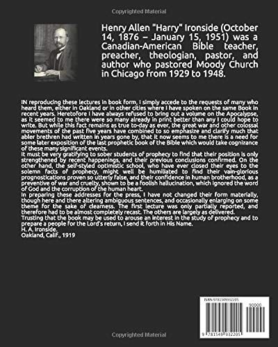 Lectures on the Book of Revelation (Ironside Commentary Series),Used