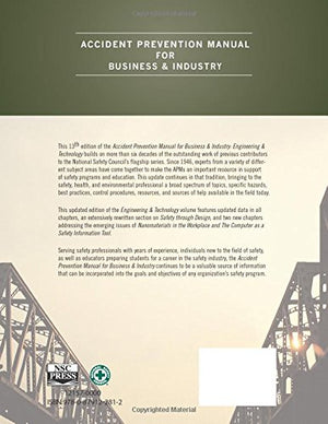 Accident Prevention Manual For Business & Industry: Engineering & Technology, 13Th Edition