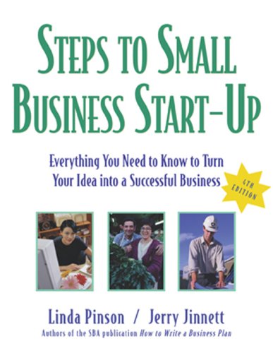 Steps to Small Business StartUp: Everything You Need to Know to Turn Your Idea into a Successful Business,Used