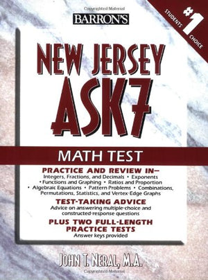 New Jersey ASK7 Math Test,Used