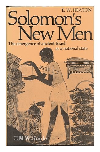 Solomon's New Men: The Emergence of Ancient Israel As a National State,Used