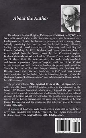 The Spiritual Crisis of the Intelligentsia: Articles on Societal and Religious Psychology (19071909),Used