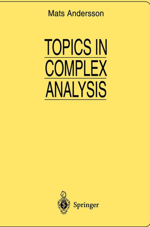 Topics in Complex Analysis (Universitext),Used