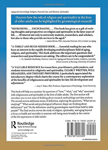 New Directions in the Study of Late Life Religiousness and Spirituality,Used