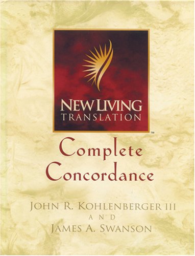 New Living Translation Complete Concordance,Used