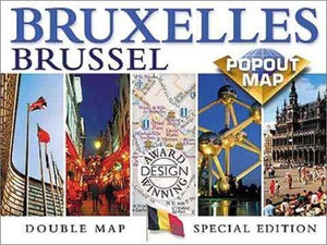 Brussels Bruxelles PopOut Map (Double Map, Special Edition),Used